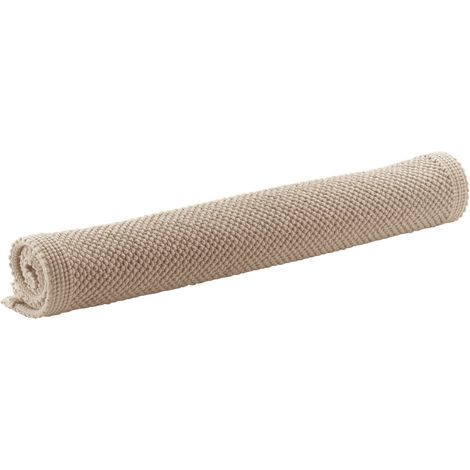 VIVARAISE - Tapis de bain uni Vivaraise Etia en coton 100% - 54 x 110 cm (1/4)