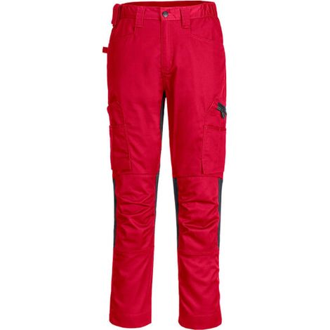 Pantalón elástico de trabajo WX2 Stretch (colección ecológica) CD881 42 pulgadas Rojo