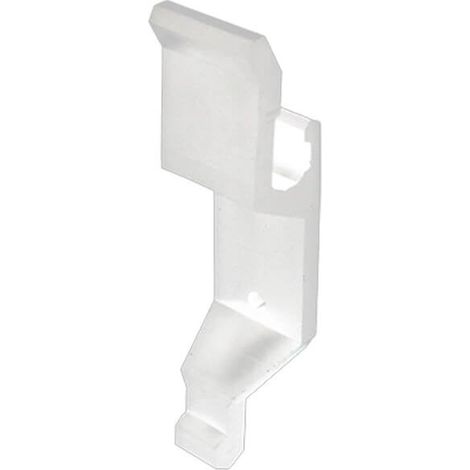Support pour poignée d'espagnolette 2 vantaux - Spécial volets battants - Matière composite résistante - Blanc (1/3)