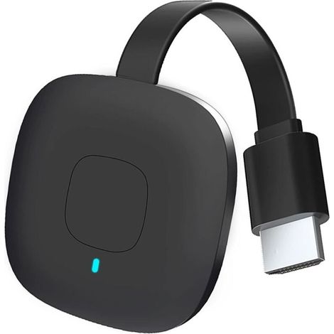 Ecleanfy-Récepteur Vidéo 4K sans Fil,Wireless HDMI Display Adaptateur pour Android/Windows/PC vers TV HD/Moniteur/Projecteur/Mac (1/5)