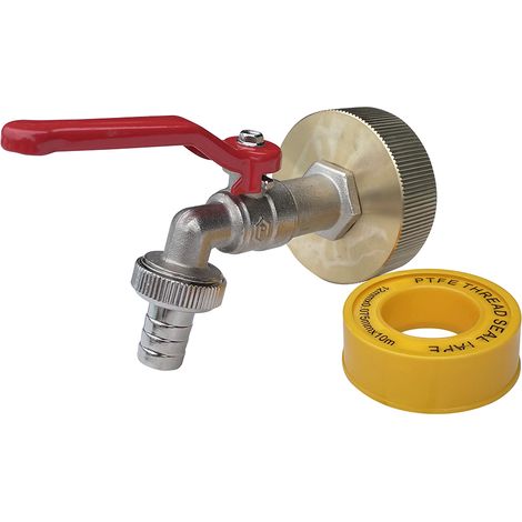 Raccord S60x6 laiton / Robinet puisage 20x27-20X27 (1/2)