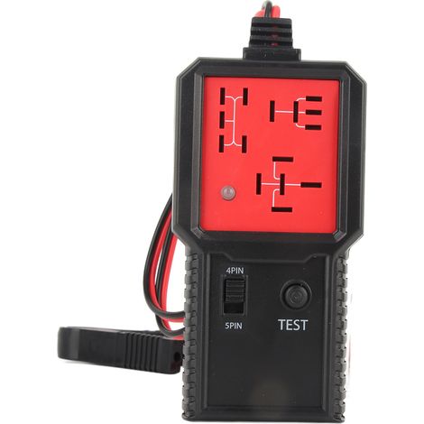 Testeur de Relais Voiture 12V Outil de Diagnostic Électronique Universel pour Batterie Auto, Vérificateur de Relais Facile à Utiliser (1/5)