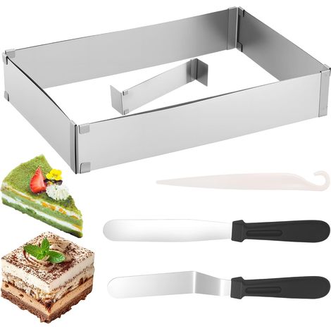 Cadre de Cuisson Rectangulaire Réglable de 5 cm de Haut (1/5)
