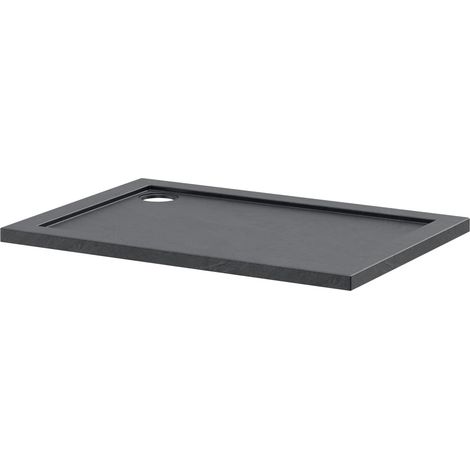 Pearlstone Slate 1100mm x 760mm x 40mm Rectangular Shower Tray (1/4)