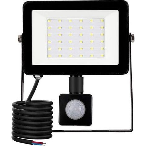 TAISHENGDA 30W LED-Außenstrahler – Bewegungsmelder – IP66 wasserdicht – 6500K Licht – Energiesparend – Für Baustellen und Gärten (1/5)