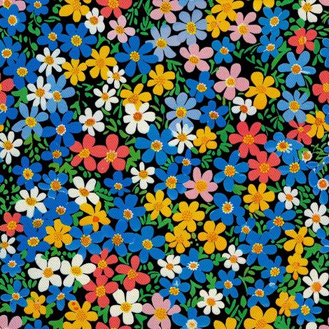 Tela Oxford para decoración de exteriores - Motivo de flores I DX5345 (1/5)