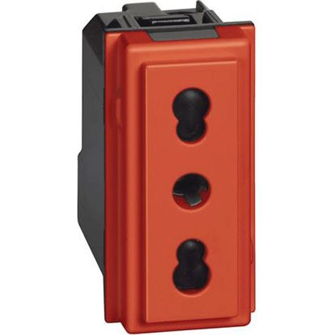 Presa Bipasso 2P+T 10/16A 250Vac L.Now (Bticino Cod. Kr4180)