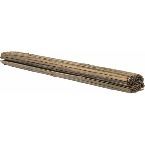 Werka Pro – Brise vue en bambou naturel 1,8 x 3m – Occultation esthétique – Tiges de 12mm pour protection visuelle – Pour espaces extérieurs