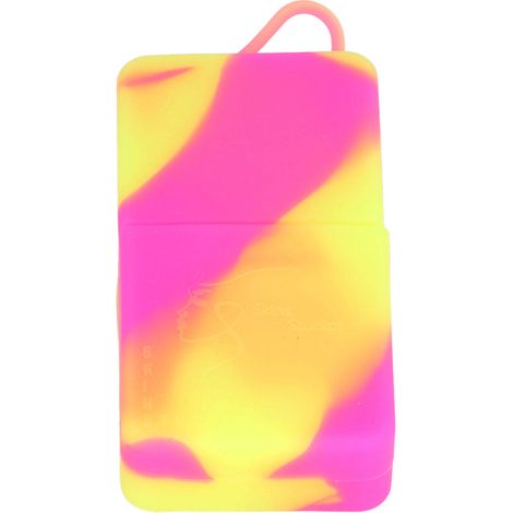 Rouleau de massage facial en silicone Ice Face Eye Roller, moule à glaçons, outil de beauté pour les soins de la peau, coloris rose, rouge et jaune. (1/5)