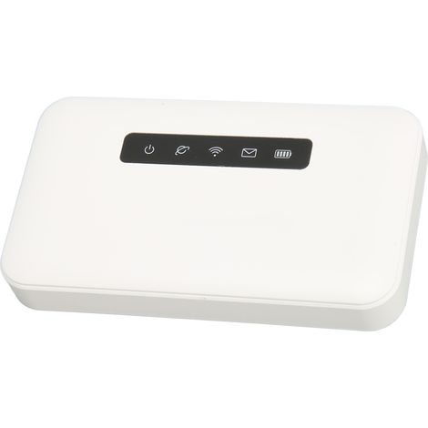 Point d'accès Wi-Fi mobile 4G LTE avec emplacement pour carte SIM, port RJ45 WAN/LAN, débit de 300 Mbps, supporte jusqu'à 32 utilisateurs. Modem idéal pour les voyages, l'intérieur et l'extérieur. (1/5)