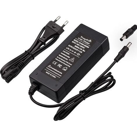 Ladegerät für 42-V-Elektroroller, Ladegerät für 36-V-2-A-Elektroroller für Erwachsene, 36-V-Akku für Elektrofahrräder (1/5)