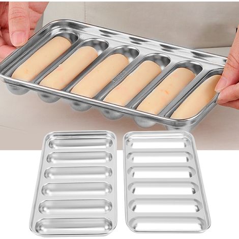 Moule à saucisses vapeur en acier inoxydable 304 de qualité alimentaire, idéal pour la cuisson à la vapeur des aliments pour bébés, la pâtisserie maison, les saucisses, les hot-dogs et les préparation (1/5)