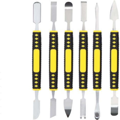 Kit de 6 pieds-de-biche en acier au carbone, structure compacte, outil de réparation pour téléphone, lot de 6 pièces (1/5)