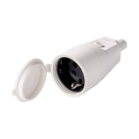 Presa elettrica Kaiser 552KWS bianca PVC IP44 16A 250V