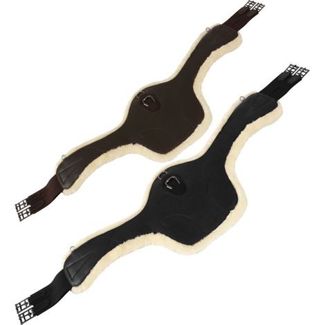 135 cm, NERO: Sottopancia pararamponi modello Remy con pelo removibile (1/5)