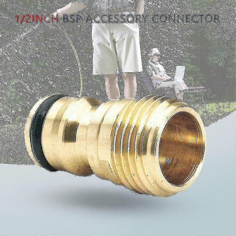 Raccord mâle pour tuyau d'arrosage 1/2 pouce (1/3)
