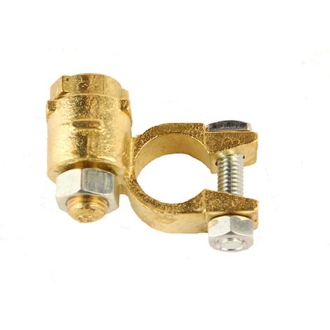 Oc-Pro – Cosse de batterie double serrage négative – Diamètre passage câble 9.5 mm – Pour véhicules légers – Connexion sécurisée