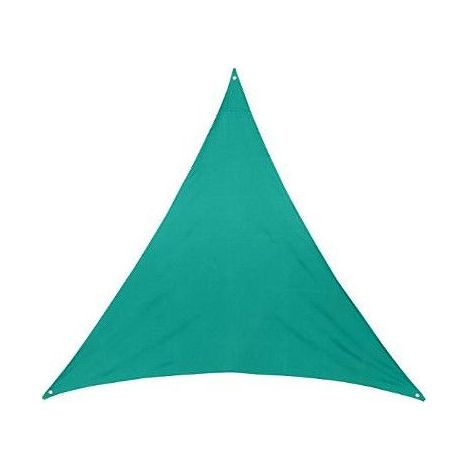 Toile solaire triangle "Anori" - 300 x 300 x 300 cm - Polyester - Vert - Livraison gratuite (1/2)