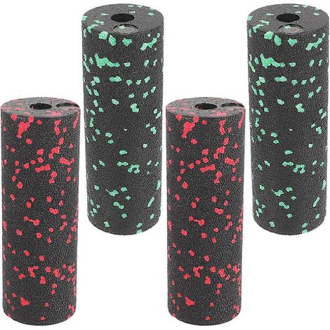 Rouleau de yoga et de fitness pour la relaxation musculaire, usage en salle de sport et à domicile, lot de 12, forme cylindrique - sûr et ergonomique (1/5)