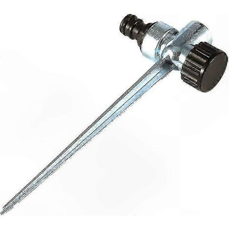 Lot de 3 supports de fixation en métal pour arroseur de jardin, piquets stabilisateurs pour système d'irrigation extérieur, accessoires de maintien pour équipement d'arrosage (1/5)