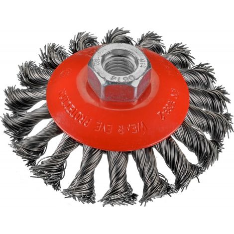 Brosse conique fil acier tressé KBZ 100mm M14 - OSBORN - 2008622151