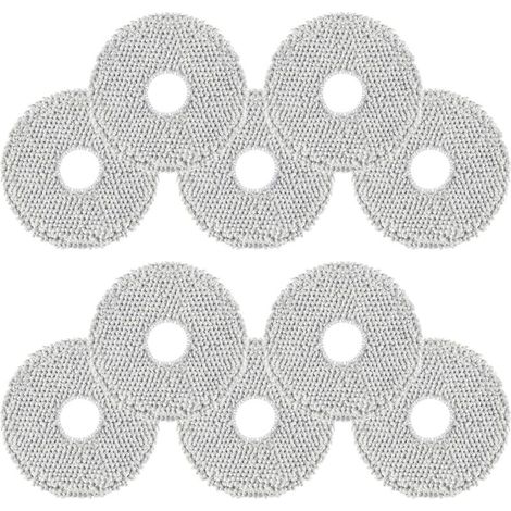 Lot de 10 Serpillères pour T10/T20/T30S/T50N50 ,compatible en Microfibre Douce,Lavable et Réutilisable Mop (1/4)