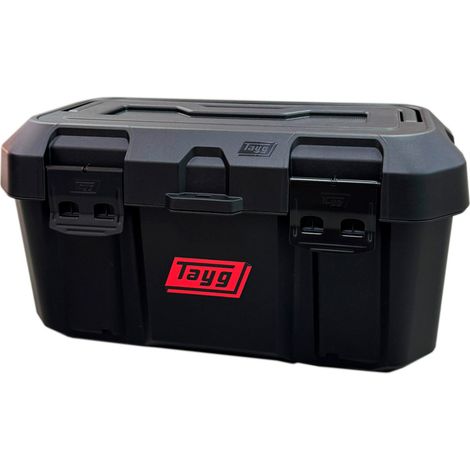Caja de herramientas de plástico negro TAYG 46, 499x279x254 mm