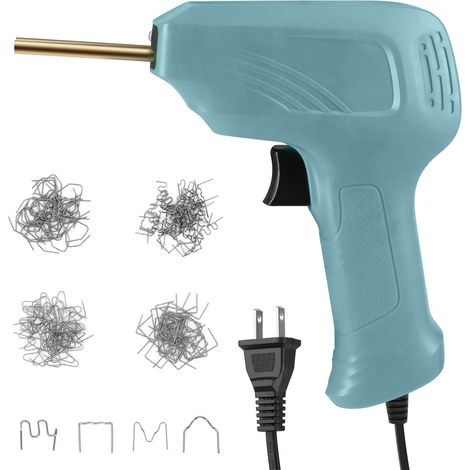 Kit De Soudure Plastique - Soudeuse À Agrafes Chaude 50 W - Pour Réparation De Pare-Chocs Automobile - 4 Types D'Agrafes - 1 Pièce (1/5)