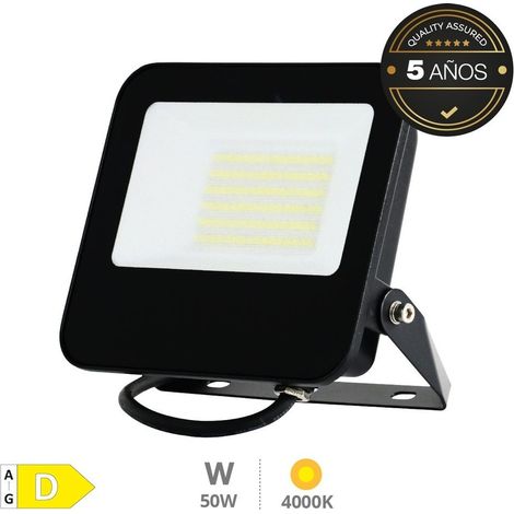 Projecteur LED Liwale Série 50 W 4000 K IP65 en aluminium noir - Gamme Pro
