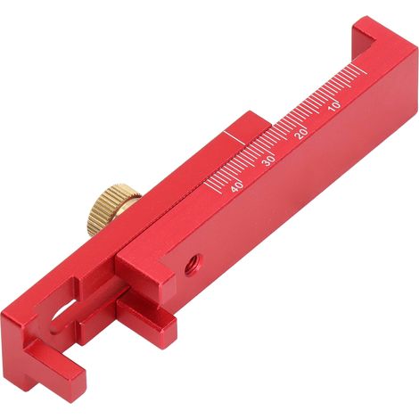 Aluminium-Tiefenmesser, Spaltlehre 5–40 mm, Nut- und Schneidwerkzeug, für Sägen, T2 (1/5)