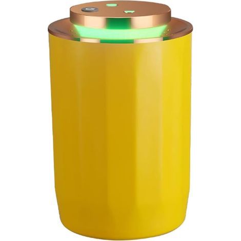 CCYKXA Pc Mini Humidifier 2500ml Dual Spray Essential Oil Aroma Diffuser USB Cool Mist Humidifier for Car Office Bedroom (Yellow)