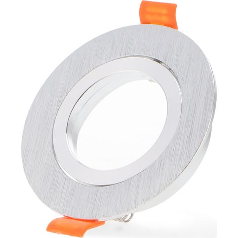 Bague inclinable ronde en nickel série Luxury pour GU10/MR16 - Ledme - LM4321