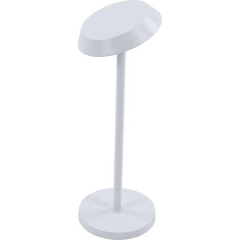 Moderne und minimalistische Tischleuchte, LED-Stil, USB-aufladbar, Augenschutz, IP54 wasserdicht, ergonomisch, ideal zum Lesen im Wohnzimmer (weiß). (1/5)