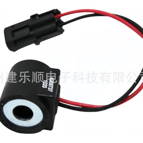 Bobine d'électrovanne 12 V 6309737 pour pelle hydraulique, compatible avec les pièces mécaniques des pelles hydrauliques HydraForce. (1/4)