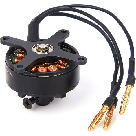 Adaptateur ESC 2206 en métal noir 1450KV 20A pour moteur brushless RC Radiolink A560 à voilure fixe (pièce de rechange noire) (1/5)