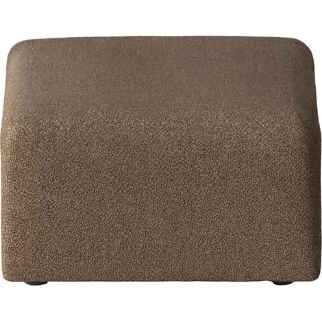 Cubic pouf marron. (1/5)