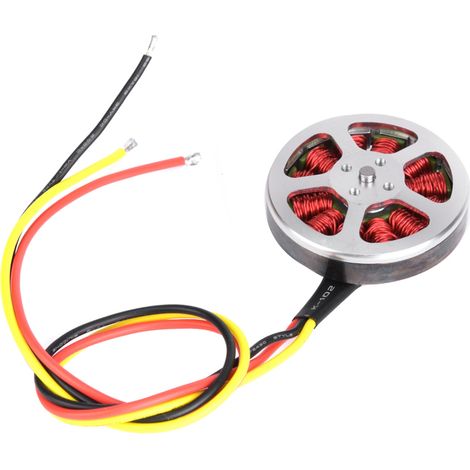 Moteur sans balais 5010-750KV, 1 pièce, en métal, pour usage extérieur, forte charge, multiaxes, câble épais, carter creux, double roulement, à denture positive (1/5)