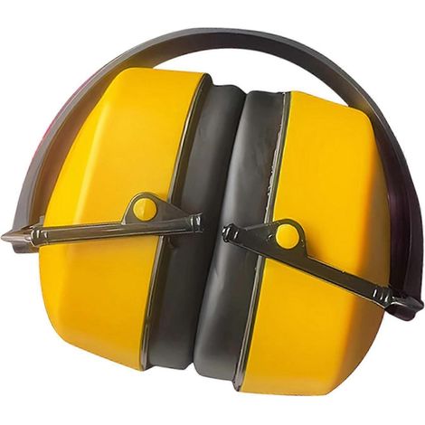 Casque antibruit pliable pour la protection auditive lors de travaux de menuiserie et de construction - Équipement de sécurité antibruit (1/5)