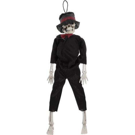 Modelo de esqueleto simulado para decoración de Halloween, manualidades de esqueletos, decoración de Halloween