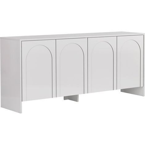 Holzanrichte "Arlen" - 180 x 45 x 80 cm - Weiß