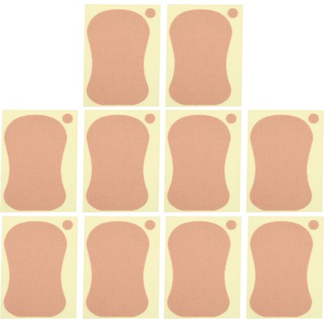 10 coussinets absorbants anti-transpiration pour aisselles, 9 x 6,5 cm, patch déodorant unisexe, lingettes sous les bras (1/5)