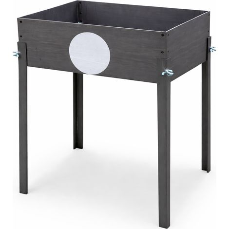 Supporto in Ferro per Fornellone a Gas, 41x41x63,5 cm H, Struttura con Gambe in Ferro SENZA fornellone