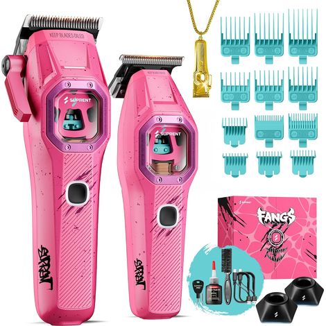 Men's Hair Clipper, 13000 RPM Motor, Performance Professional Digital Cordless Hair Clippers with AI Speed Control (1/5)
