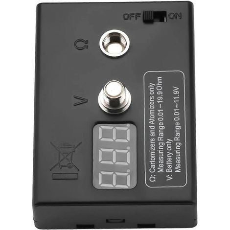 Testeur de résistance à LED pour bobine de mesure de tension 0,01-19,9 Ω (1/5)