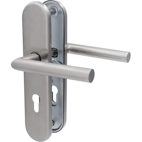 Alpertec Schutzbeschlag Security Moskau Drücker/Drücker 72 mm Türbeschläge