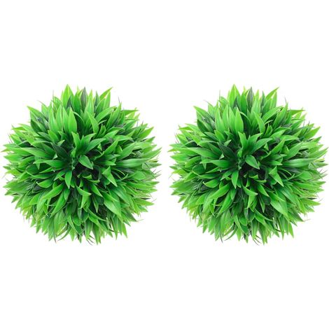 vidaXL Bolas de boj artificial 2 unidades 20 cm (1/4)