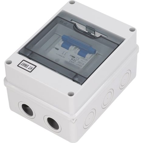 Interrupteur-sectionneur DC étanche DZ47-125Z D100, 500V pour panneaux solaires, boîte de distribution IP65, disjoncteur miniature pour systèmes photovoltaïques de génération d'énergie. (1/5)