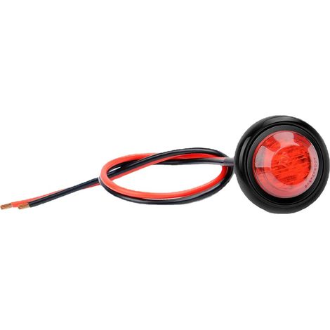 Lot de 10 12V Lumières LED Etanches, Eclairage Sous-Marin, Lumières Intérieures à LED Utilitaires (rouge) (1/5)