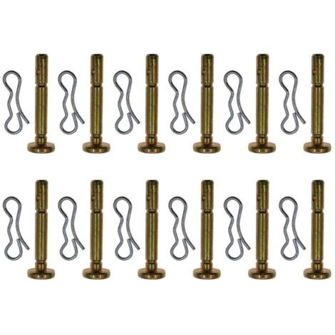 royaluxe-12 Paquets Goupille de Cisaillement et Goupille Fendue pour MTD Souffleuse à Neige 738-04124A et 714-04040 (1/5)