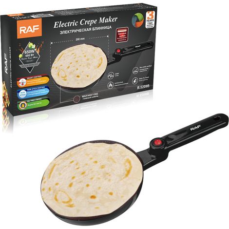 Crêpière standard, crêpière à printemps, pâte à rouleaux de printemps, poêle à crêpes multifonctionnelle, poêle à pâtisserie électrique. (1/5)